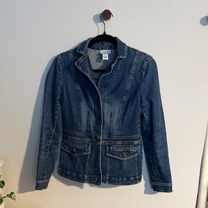 LOFT Dark Blue Jean Jacket